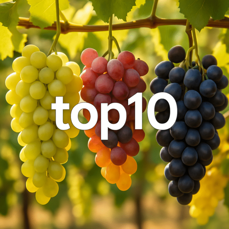 Legjobb csemegeszőlő fajták TOP 10 lista